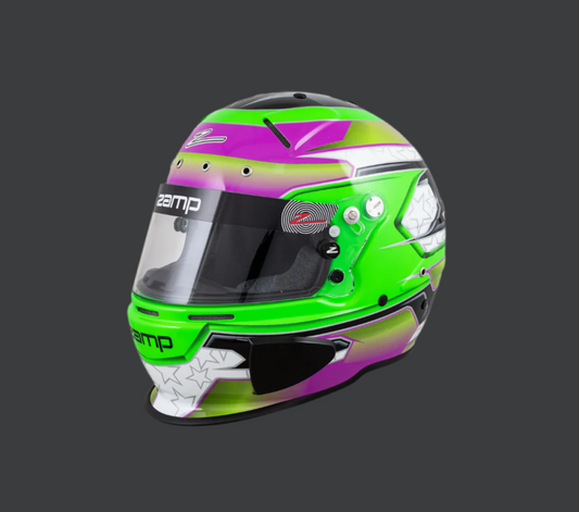 RZ-70 Switch Helmet Graphic Green/Purple