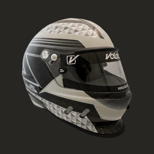 RZ-65D Pro Series - Carbon Fiber Black/Gray Graphic Helmet