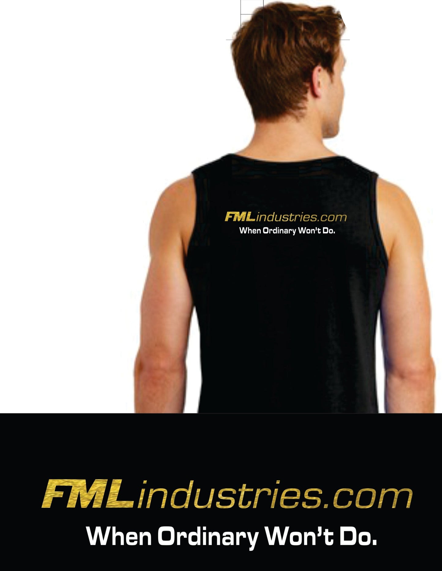 Fml black Gold chrome Tank top (Limited)