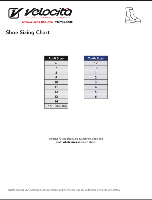 Shoe Size Chart