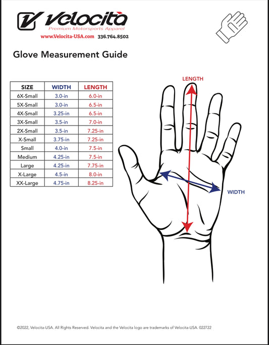 Glove Size Chart