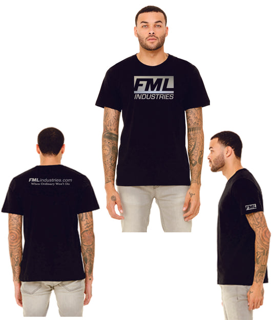 Fml black short sleeve chrome t-shirt (Limited)