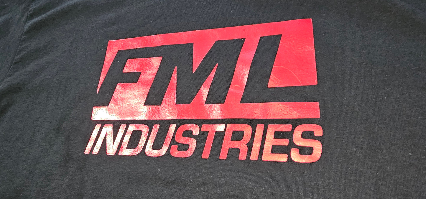 Fml black short sleeve Red chrome t-shirt (Limited)